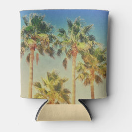 Tropisches Vintag Palms Foto Dosenkühler