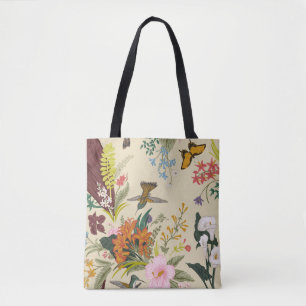 Tropisches Vintages Blumenband Tasche