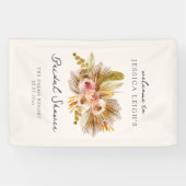 Tropisches Vintages Brautparty Banner (Horizontal)