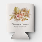 Tropisches Vintages Brautparty Dosenkühler (Rückseite)