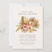 Tropisches Vintages Brautparty Einladung (Vorderseite)