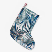 Tropisches, Vintages Muster mit Palme Kleiner Weihnachtsstrumpf (Vorderansicht (hängend))