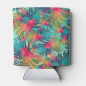 Tropisches Wasser mit floraler Farbe kann kühlen Dosenkühler (Rückseite)