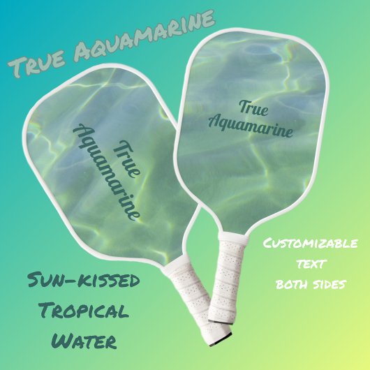 Tropisches Wasser Pickleball Schläger