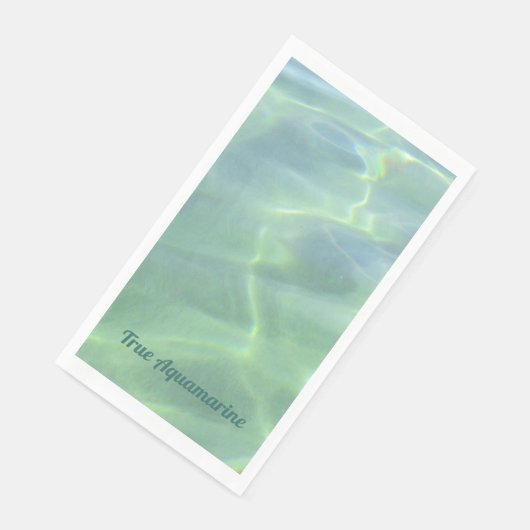 Tropisches Wasser Serviette (Ecke)