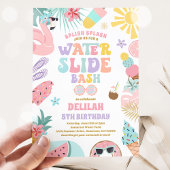 Tropisches Wasser - Sommergeburtstag Einladung