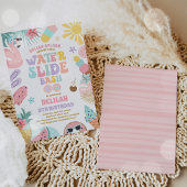 Tropisches Wasser - Sommergeburtstag Einladung