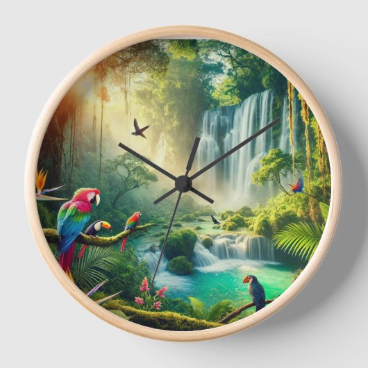 Tropisches Wasser Uhr (Vorderseite)