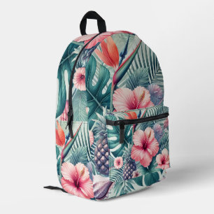 Tropisches Wasser und Strand Bedruckter Rucksack