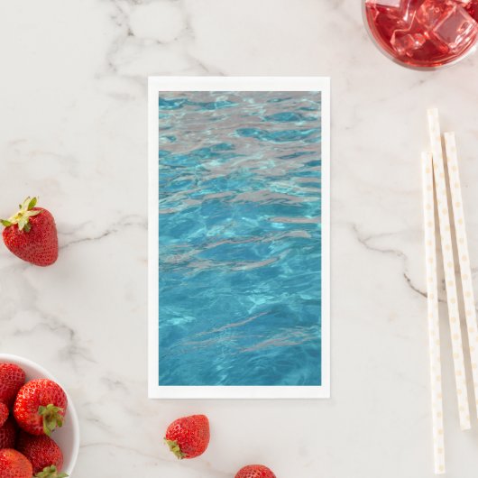 Tropisches Wasser Wasser Serviette (Beispiel)