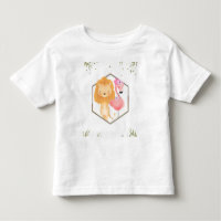 Tropisches Wasserfarben-Flamingo- und Löwen-Baby-S
