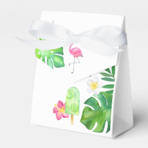 Tropisches Wasserfarben Sommer-Party Geschenkschachtel