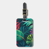 Tropisches Wasserfarbenparadies Gepäckanhänger (Vorderseite vertikal)