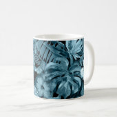 Tropisches Wasserfarbenparadies: Jungle Blossom Kaffeetasse (VorderseiteRechts)