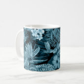 Tropisches Wasserfarbenparadies: Jungle Blossom Kaffeetasse (Vorderseite Links)