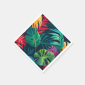 Tropisches Wasserfarbenparadies Serviette (Ecke)