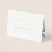 Tropisches Wasserfarbenpräparat Folienkarte (Vorderseite)