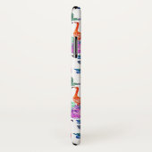 Tropisches Wasserfarbmuster| Monogramm Case-Mate iPhone Hülle (Hinten/Rechts)