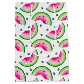 Tropisches Wassermelone Mittlere Geschenktüte (Rückseite)