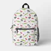 Tropisches Wassermelone-Muster Bedruckter Rucksack (Vorderseite)
