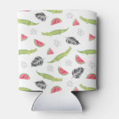 Tropisches Wassermelone-Muster Dosenkühler (Rückseite)