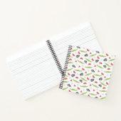 Tropisches Wassermelone-Muster Notizbuch (Innenseite)