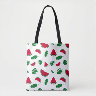 Tropisches Wassermelonen-Sommer-Nahtloses Muster Tasche