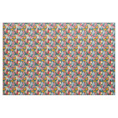 Tropisches Wassermelonen- und Zitrusmuster Stoff (Yard (91,4 cm))