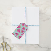 Tropisches Wassermelonmuster Geschenkanhänger (Mit Garn)