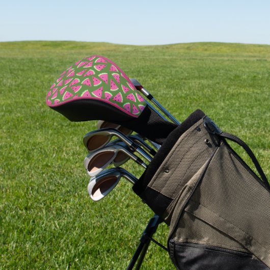 Tropisches Wassermelonmuster Golf Headcover (In SItu)