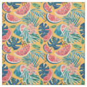Tropisches Wassermelonmuster Stoff (Muster)