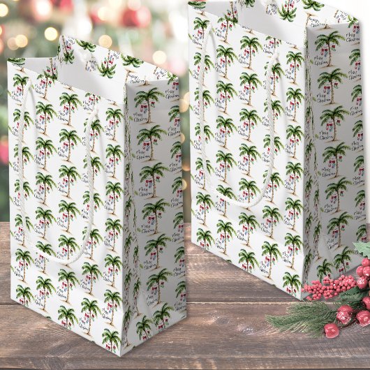 Tropisches Weihnachten am Strand Kleine Geschenktüte
