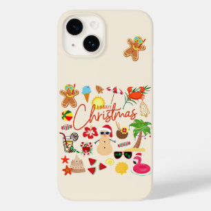 Tropisches Weihnachten Case-Mate iPhone 14 Hülle