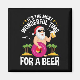 Tropisches Weihnachten Es ist die wunderbarste Zei Magnet