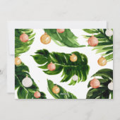 Tropisches Weihnachten moderne Palme botanischen S (Rückseite)