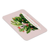 Tropisches Weihnachtsfest, zeitgenössischer Palm, Magnet (Rechte Seite)
