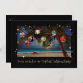 Tropisches Weihnachtsgebäck Einladung (Vorne/Hinten)