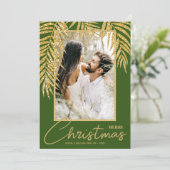 Tropisches Weihnachtsgebäck Feiertagskarte (Stehend Vorderseite)