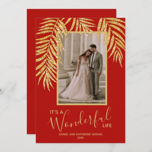 Tropisches Weihnachtsgebäck Feiertagskarte (Vorne/Hinten)