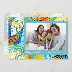 Tropisches Weihnachtsgebäck Feiertagskarte