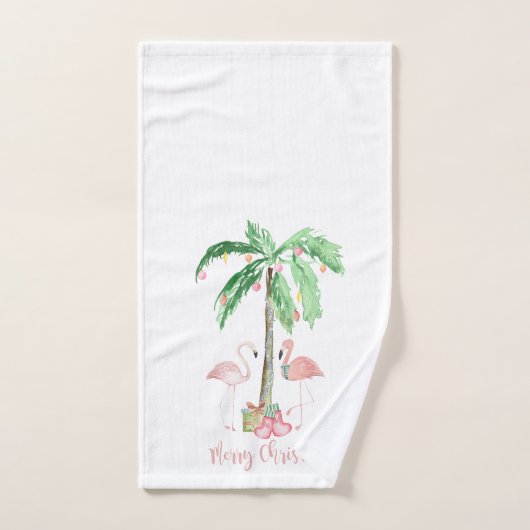 Tropisches Weihnachtshandtuch Badhandtuch Set (Handtuch)