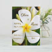 Tropisches Weiß - Neubeginn - UAWG Einladung (Stehend Vorderseite)