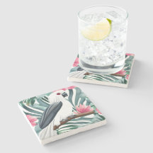 Tropisches Weißes Vogelgeflecht