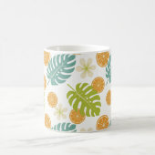 Tropisches Zitrus Kaffeetasse (Mittel)