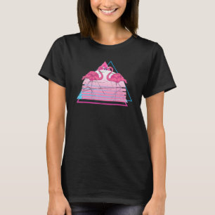 Tropisches Zoo-Tier  Exotischer Vogel 80er Vaporwa T-Shirt