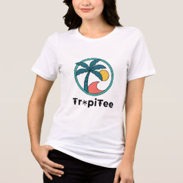TropiTee-Logo – T-Shirt mit mutigem tropischem Ico Tri-Blend Shirt