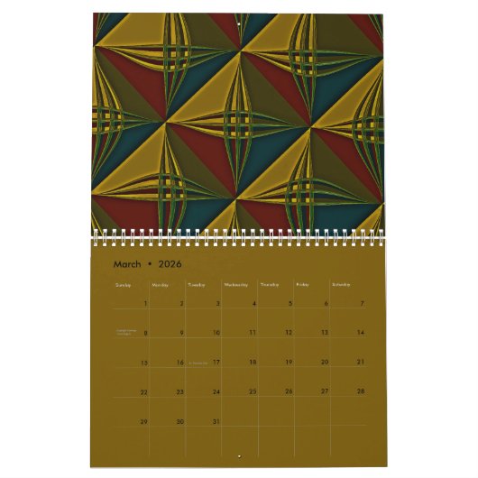 "Tropping Petals" Kalender 2026 (Mär 2026)