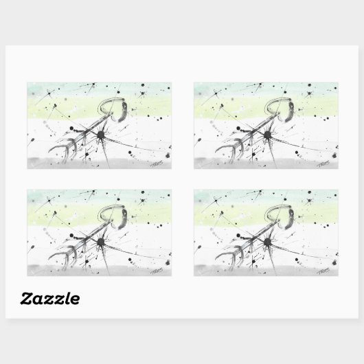 TROS Aromanttic (Aro) Pride Flag Stickers (Blatt)