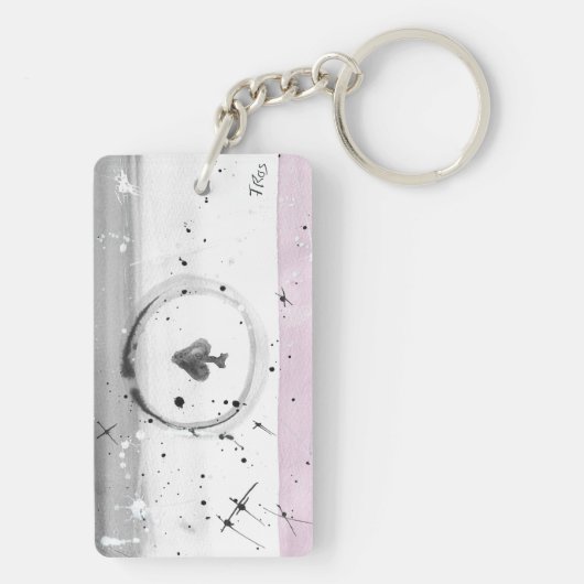 TROS Asexual (Ace) Schlüsselanhänger (Rückseite)