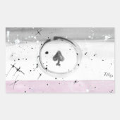 TROS Asexual Pride Flag Sticker (Vorderseite)